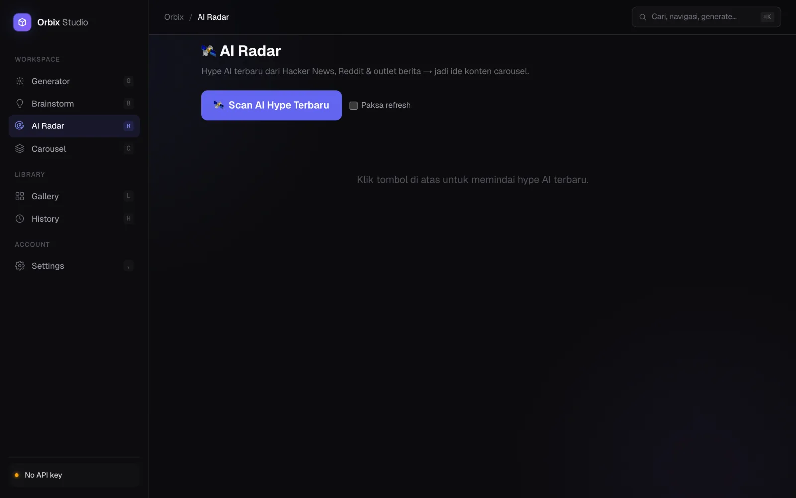 Content Studio — AI Radar — latest trends