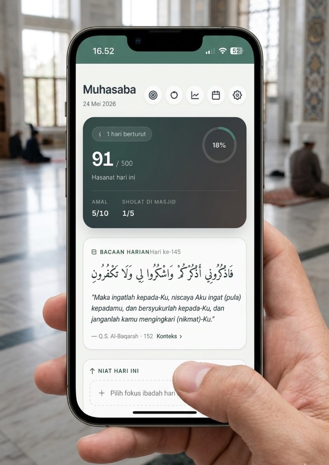 DWT — Tracker Ibadah — Dhikr & dua guide