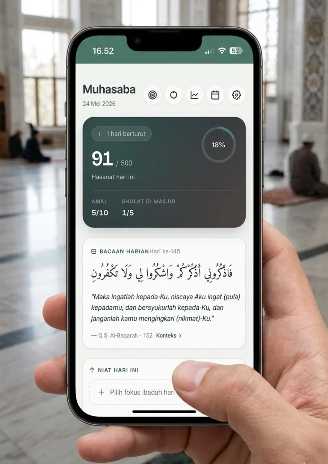 DWT — Tracker Ibadah — Dhikr & dua guide