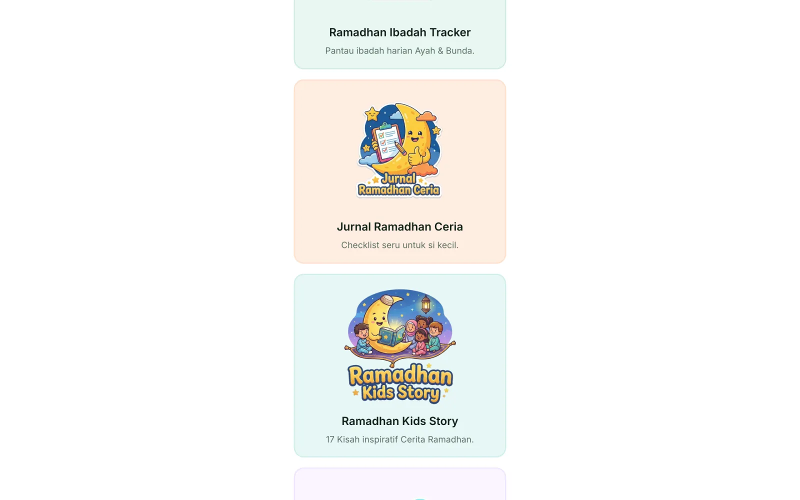 RamaApps Portal — App catalog