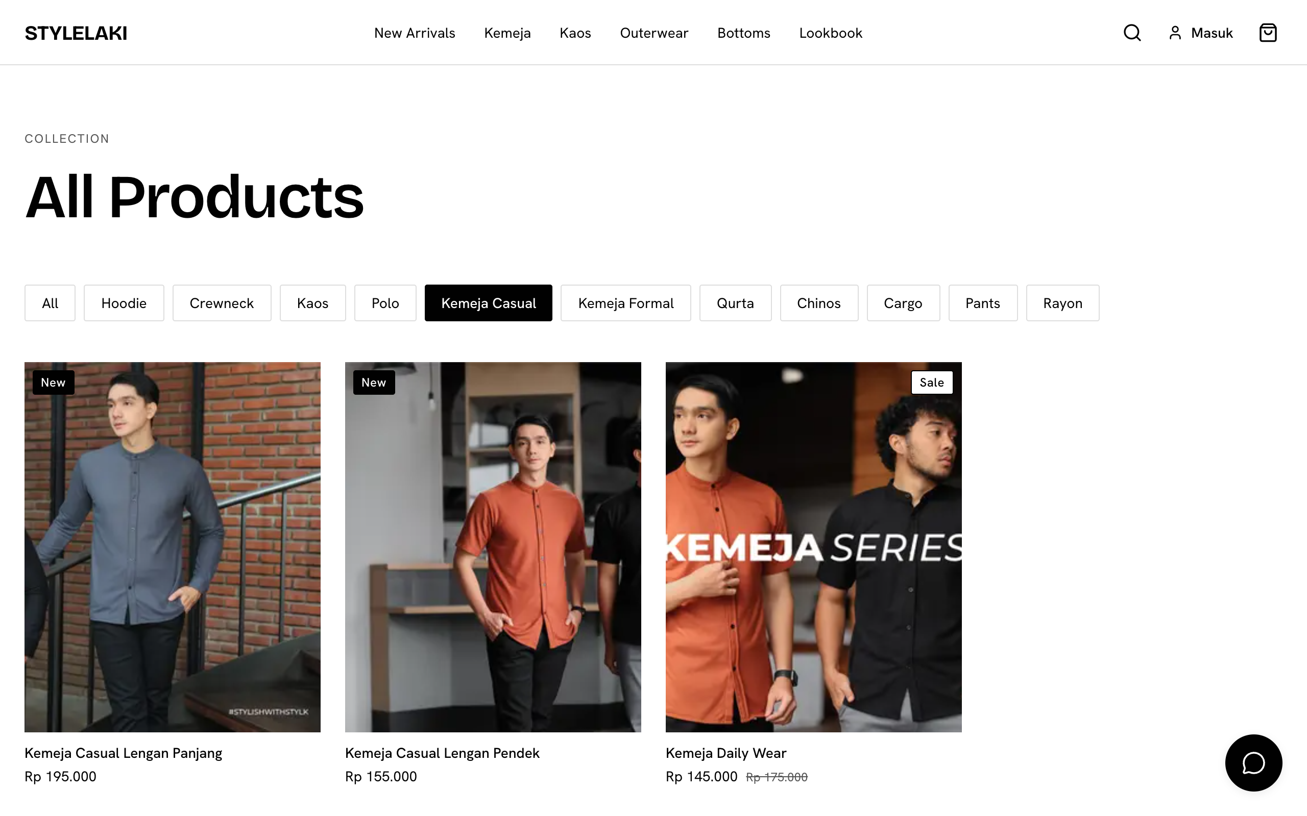 STYLELAKI — Catalog & category filters